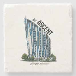 De Ascent Coasters in Covington Kentucky Stenen Onderzetter