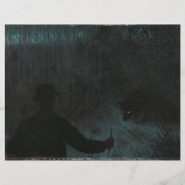 De Ash Lad en het Wolf Scrapbook Papier