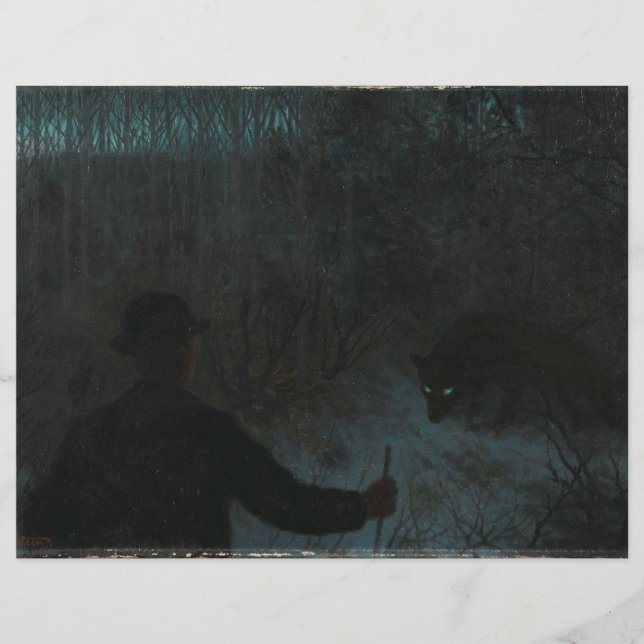 De Ash Lad en het Wolf Scrapbook Papier (Voorkant)