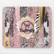 De asociale vlinder mousepad