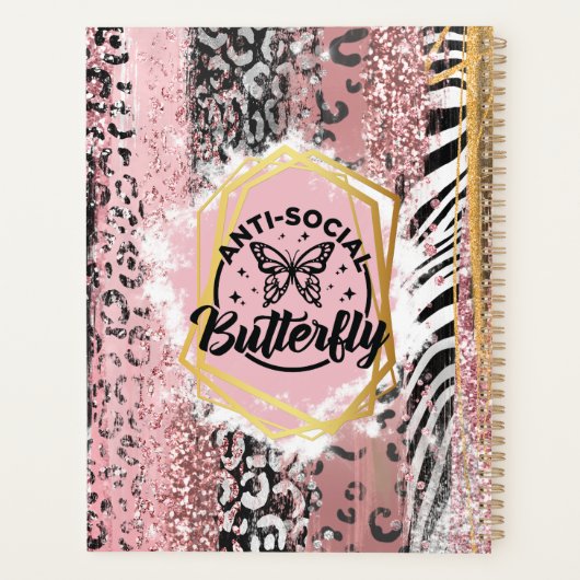 De asociale vlinderplanner planner (Achterkant)
