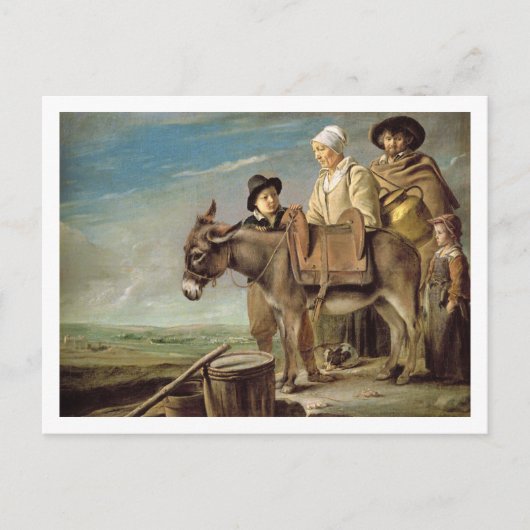 De Ass (olie op canvas) Briefkaart (Voorkant)