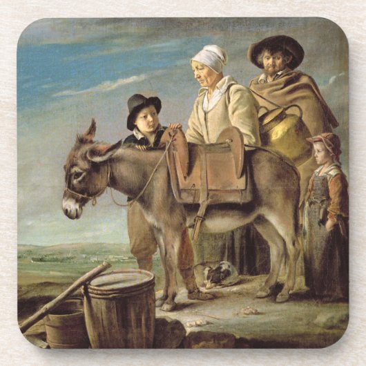 De Ass (olie op canvas) Drankjes Onderzetter (Voorkant)