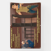 De assemblagedienst voor meubelapparatuur aanpasse spandoek (Verticaal)