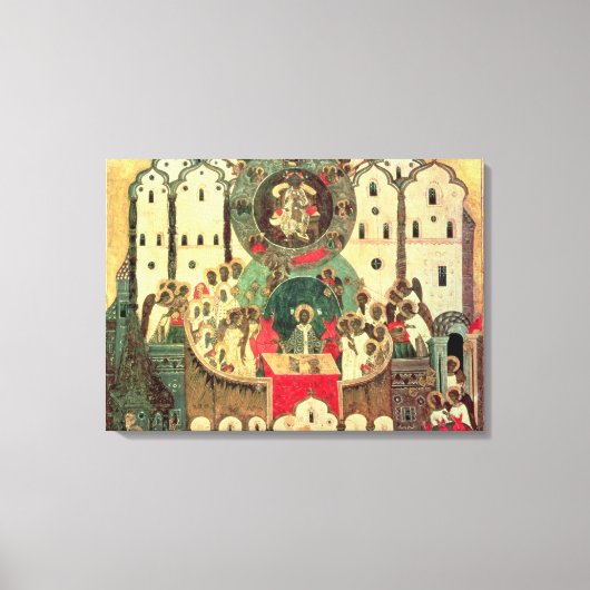 De Assemblee van Angels Canvas Afdruk (Voorkant)