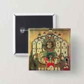 De Assemblee van Angels Vierkante Button 5,1 Cm (Voorkant /achterkant)