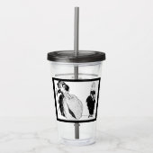 De  Assepoester van Stepsisters Charming Acryl Drinkbeker (Voorkant)