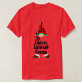 De assistent van de bibliotheek t-shirt (Design voorkant)