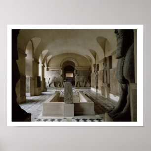 De Assyrische Kamer bij het Louvre in Parijs (foto Poster