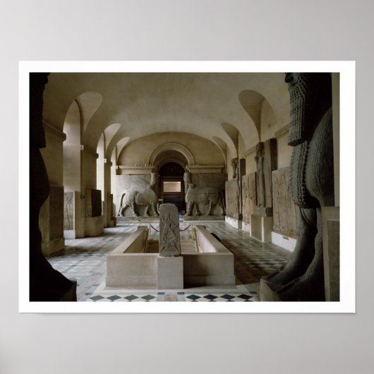 De Assyrische Kamer bij het Louvre in Parijs (foto Poster (Voorkant)