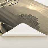 De Assyrische koning Sherpa Blanket Deken (3/4)