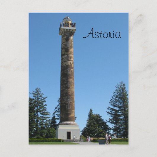 De Astoria-kolom Briefkaart (Voorkant)