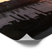 De Astoria-Megler-brug op de zon Poster (Hoek)