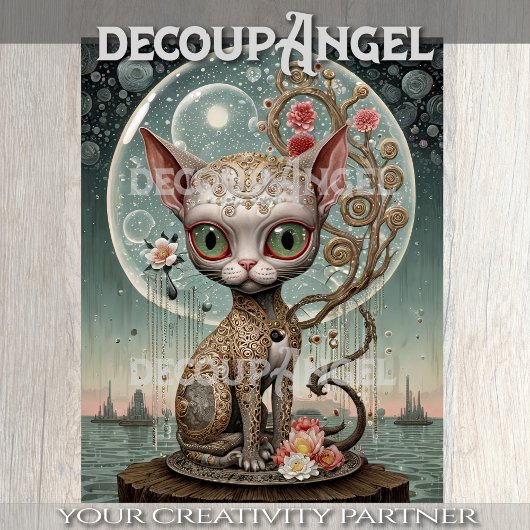 De Astral Muse Decoupage Tissuepapier