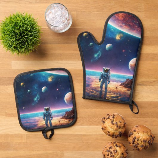 De Astro Avontuur Ovenwant & Pannenlap Set (Top down)