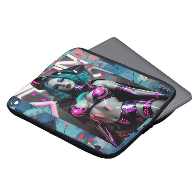 De Astro-Heks van Ceti-Alpha 4 Laptop Sleeve (Voorkant top)