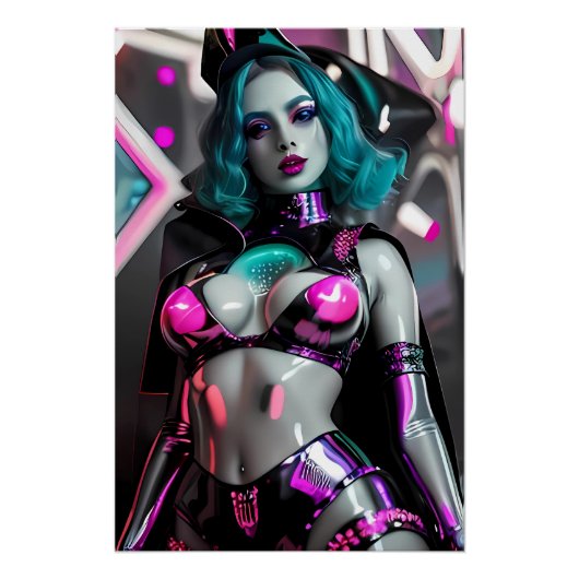 De Astro-Heks van Ceti-Alpha 4 Perfect Poster (Voorkant)