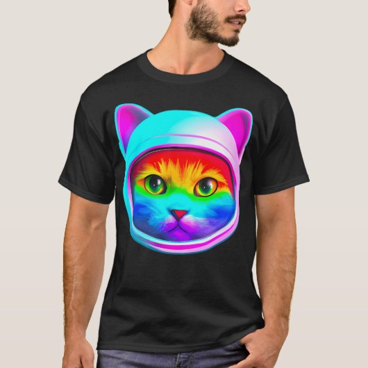 De Astro Kitty kat T-shirt (Voorkant)