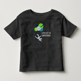 De astronaut Boy Balloon van het heelal Kinder Shirts