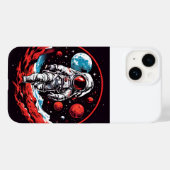 de astronaut Case-Mate iPhone case (Achterkant (horizontaal))