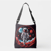 de astronaut crossbody tas (Voorkant)