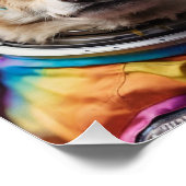 De astronaut hond perfect poster (Hoek)