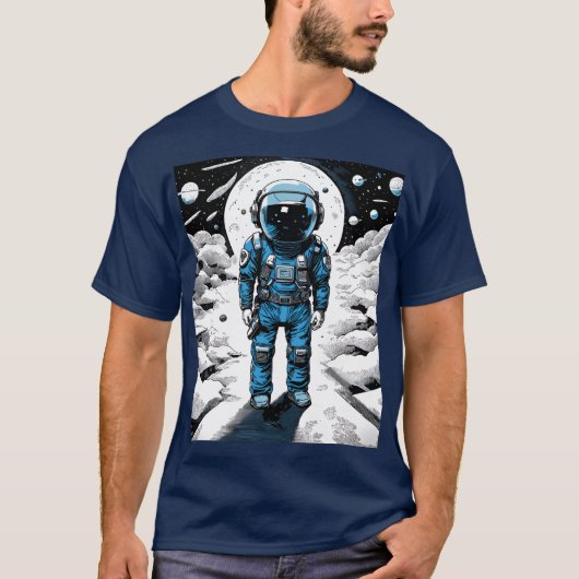 De astronaut t-shirt (Voorkant)