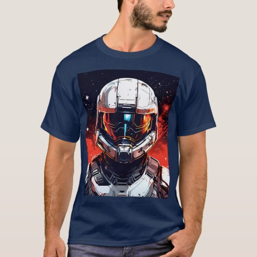 De astronaut t-shirt (Voorkant)