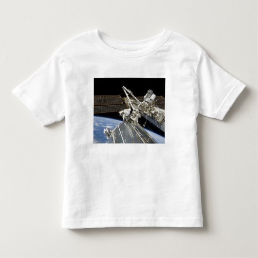 De astronauten voeren een reeks taken uit kinder shirts (Voorkant)