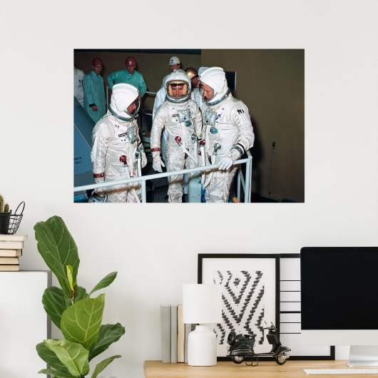 De Astronauts Apollo 1 Poster (Thuiskantoor)