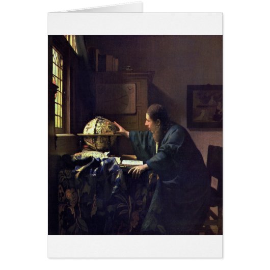 De Astronomer van Johannes Vermeer (Voorkant)