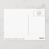 De astronomer van Johannes Vermeer Briefkaart (Achterkant)