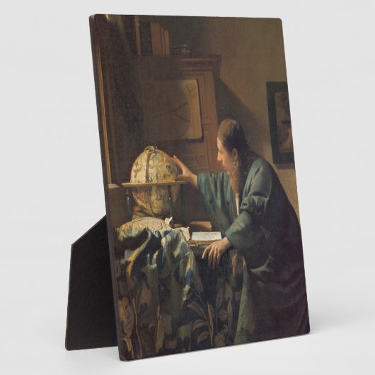 De Astronomer van Johannes Vermeer Fotoplaat (Zijkant)