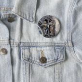 De astronomische klok ronde button 5,7 cm (In situ)