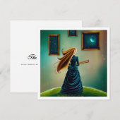 De astronoom - Mini Print (Voorkant / Achterkant)