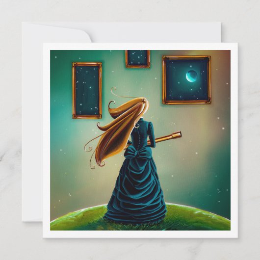 De astronoom - Mini Print (Voorkant)