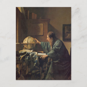 De Astronoom van Johannes Vermeer Ansichtkaart Briefkaart