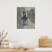 De atelierboot (Le Bateau-atelier) | Claude Monet Poster (Keuken)