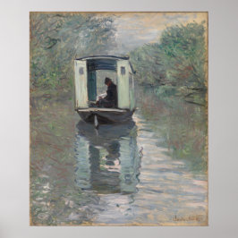 De atelierboot (Le Bateau-atelier) | Claude Monet Poster
