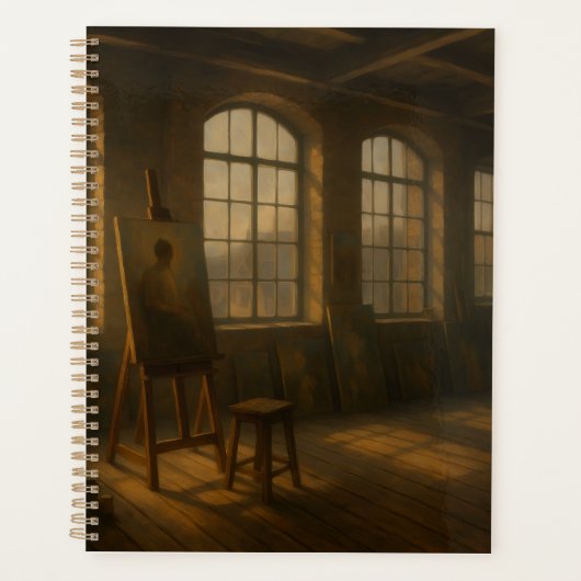 De atelierplanner van de schilder planner (Voorkant)