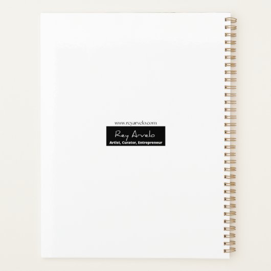 De atelierplanner van de schilder planner (Achterkant)