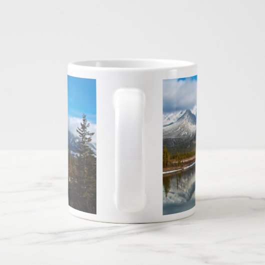 De Athabasca-rivier in het natuurpark Jasper Grote Koffiekop (Achterkant)