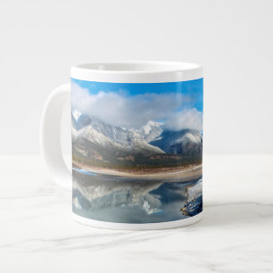 De Athabasca-rivier in Jasper National Park Grote Koffiekop