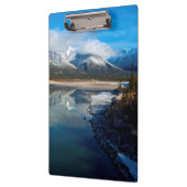 De Athabasca-rivier in Jasper National Park Klembord (Links)
