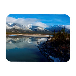 De Athabasca-rivier in Jasper National Park Magneet