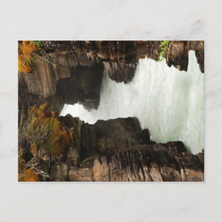 De Athabasca-rivier, na de Herfsten Briefkaart