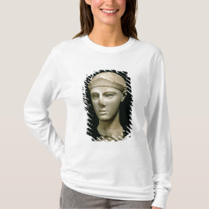 De Athena van Aegina, met een helm, hoofd van een T-shirt