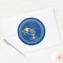 De Atlantis Graal - Serie Logo Sticker