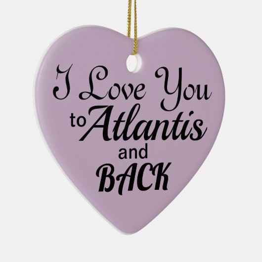 De Atlantis Graal Vakantie 2023 Hart Ornament (Rechts)