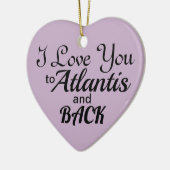 De Atlantis Graal Vakantie 2023 Hart Ornament (Links)